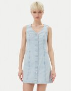 Levi's Дънкова рокля Vianna Vest 001WL-0000 Светлосиньо Regular Fit