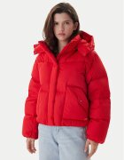 Levi's Пухено яке Western Bubble 003MD-0004 Червен Regular Fit
