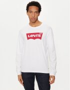Levi's Тениска с дълъг ръкав Graphic Tee 36015-0010 Бял Regular Fit