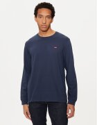 Levi's Тениска с дълъг ръкав Original Logo Tee 72848-0001 Тъмносин Regular Fit