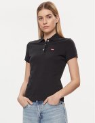 Levi's Тениска с яка и копчета 52599-0046 Черен Slim Fit