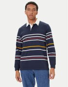 Levi's Тениска с яка и копчета Union Rugby A4845-0033 Relaxed Fit