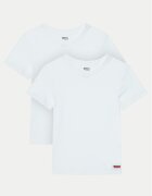 Levi's Тишърт 9L0044-001 Бял Regular Fit