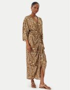 Lola casademunt Лятна рокля LS2616031 Кафяв Relaxed Fit