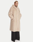 Luisa Spagnoli Кожено палто Savelli 542439 Loose Fit
