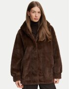 Luisa Spagnoli Кожено палто Stelle 543832 Oversize