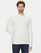 Marc O'Polo Тениска с дълъг ръкав 522 2246 52064 Екрю Regular Fit