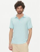 Marciano Guess Тениска с яка и копчета 5GHP03 6326A Светлосиньо Regular Fit