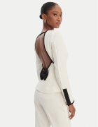 Marella Блуза Scacco 2613111013 Екрю Slim Fit