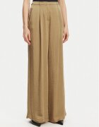 Marella Панталони тип палацо Silico 2513131125 Екрю Wide Leg