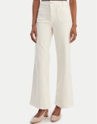 Marella Текстилни панталони Baschi 2615131251 Екрю Regular Fit