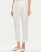 Marella Текстилни панталони Izabel 31310511200 Екрю Regular Fit