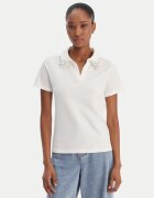 Marella Тениска с яка и копчета Onirica 2615951011 Regular Fit