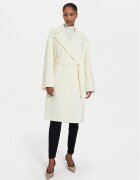 Marella Вълнено палто Marna 2423016011 Екрю Regular Fit