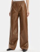 Max Mara Leisure Панталони от имитация на кожа Brezza 2415131141 Wide Leg