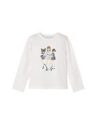 Mayoral Блуза 4011 Бял Regular Fit