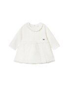 Mayoral Елегантна рокля 2815 Бежов Regular Fit