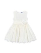 Mayoral Елегантна рокля 3914 Бял Regular Fit