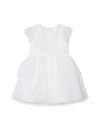 Mayoral Елегантна рокля 3914 Екрю Regular Fit