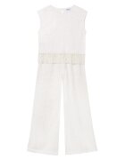 Mayoral Комплект блуза и панталон 6558 Екрю Relaxed Fit