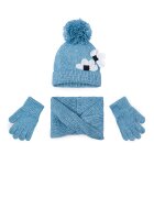 Mayoral Комплект шапка шал тип комин и ръкавици 10071