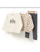 Mayoral Комплект суитшърт блуза и клин 2743 Бежов Regular Fit