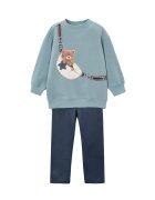 Mayoral Комплект суитшърт и клин 4727 Син Regular Fit