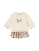 Mayoral Комплект суитшърт и пола 2834 Бежов Regular Fit