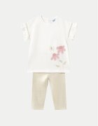 Mayoral Комплект тишърт и клин 1734 Regular Fit
