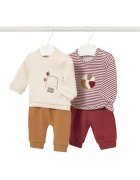 Mayoral komplet_2_par_spodni_dresowych_i_2_bluz 2621 Цветен Regular Fit