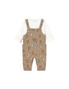 Mayoral komplet_bluzka_i_ogrodniczki 2636 Кафяв Regular Fit