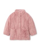 Mayoral Кожено палто 4441 Розов Regular Fit