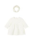 Mayoral Плетена рокля 2803 Екрю Regular Fit