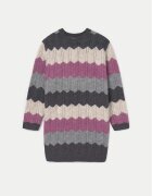Mayoral Плетена рокля 7984 Regular Fit