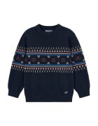 Mayoral Пуловер 4377 Тъмносин Regular Fit