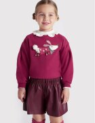 Mayoral Шорти от имитация на кожа 4950 Бордо Relaxed Fit