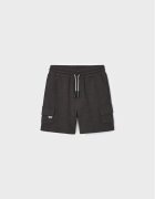 Mayoral Шорти от плат 3222 Черен Regular Fit
