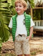 Mayoral Шорти от плат 3227 Бежов Regular Fit
