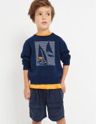 Mayoral Шорти от плат 3237 Тъмносин Regular Fit