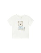 Mayoral Тишърт 1001 Бял Regular Fit