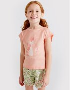 Mayoral Тишърт 3043 Розов Regular Fit