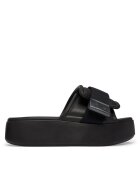 Melissa Чехли Free Fuzzy Slide Platform Ad 37835 Черен