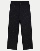 MICHAEL KORS KIDS Текстилни панталони R30179 D Черен Wide Leg