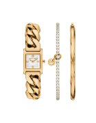 Michael Kors Комплект часовник и гривна Georgie Gift Set MK7655SET Златист