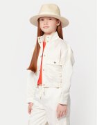 Michael Kors Преходно яке R30326 S Екрю Regular Fit