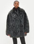 Michael Michael Kors Кожено палто UF4208KF1Q Oversize