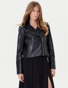 Michael Michael Kors Кожено яке MT520IE8RK Regular Fit
