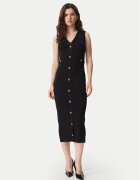Michael Michael Kors Плетена рокля MT683J25ZV Slim Fit