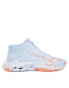 Mizuno Обувки за зала Wave Lightning Elite Mid V1GC2605 Светлосин