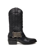 Naked Wolfe Каубойски обувки THE OUTLAW BOOT Черен